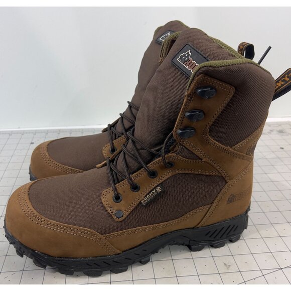 Men's Rocky Ridgetop Insulated Boots Outdoor Sz. 10.5 W (EE) Brown - Picture 6 of 8